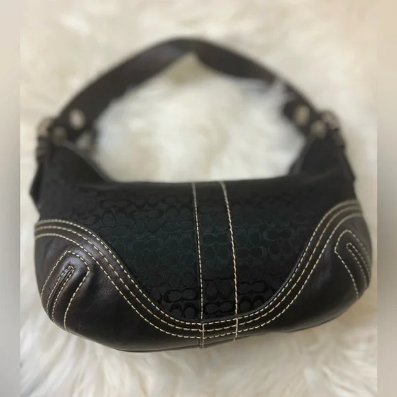 Vintage Coach Signature Logo Shoulder Bag, #2154
